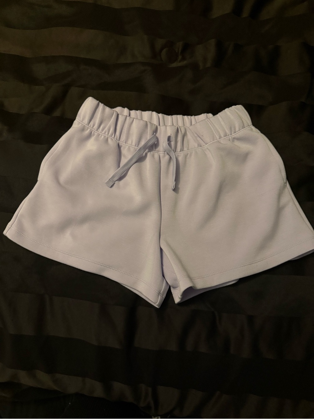 Lavender color shorts